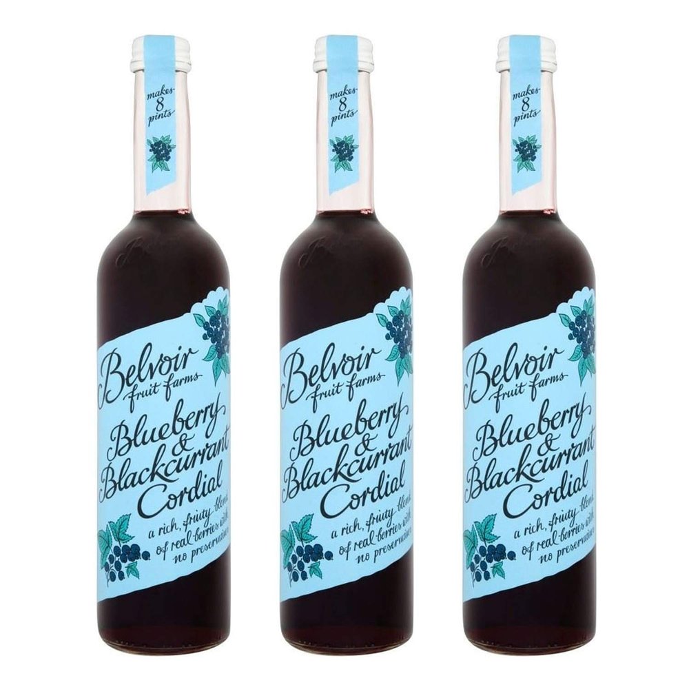 Belvoir | Blueberry Blackcurrant Cordial | 3 x 500ml