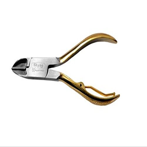 Toe Nail Clipper Cutter Nippers Chiropody Heavy Duty Thick Nails Gold Handle