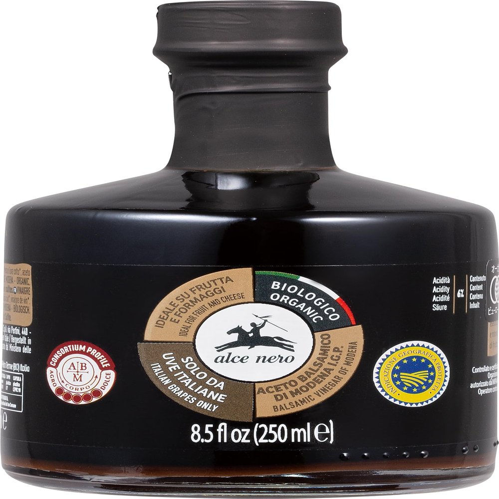 ACETO BALSAMICO MODENA IGP 4 FOGLIE BIO ALCE NERO