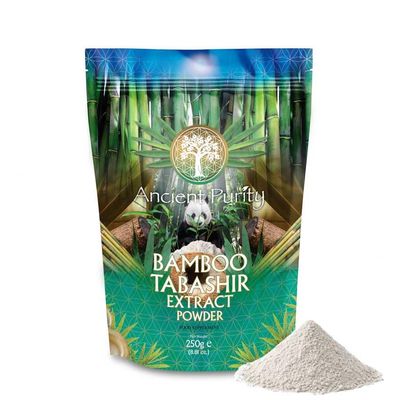 Bamboo Tabashir Extract | High Living Silica Powder | Hair Skin Nails Bones Heart Support - 250g Ancient Purity