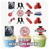 AK Giftshop PRE-CUT Father's Day Boxing Themed - Edible Cupcake Toppers/Cake Decorations (Pack of 12) view 1