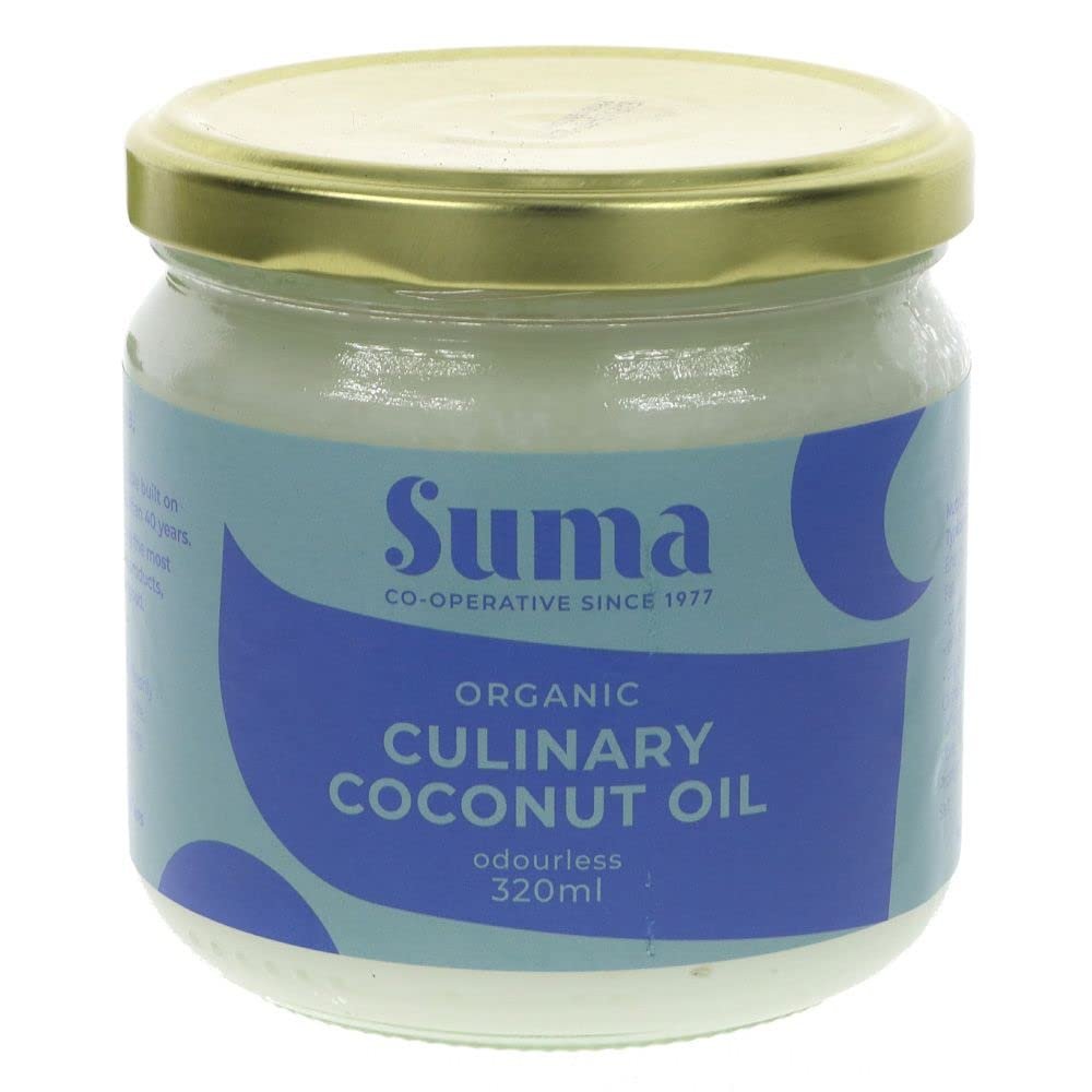 Suma Organic Coconut Oil Culinary Odourless 320g-4 Pack