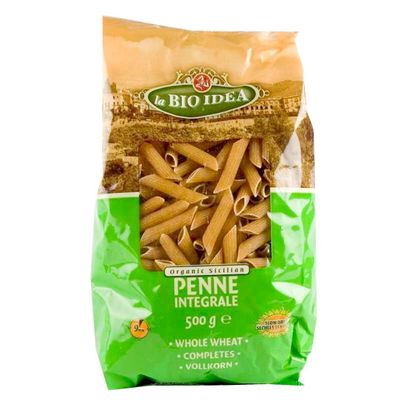 La Bio Idea | Penne (Tubes) - Wholewheat | 1 x 500g