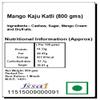 Ghasitaram Gifts Indian Sweets - Mango Kaju Katli (800 GMS) view 2