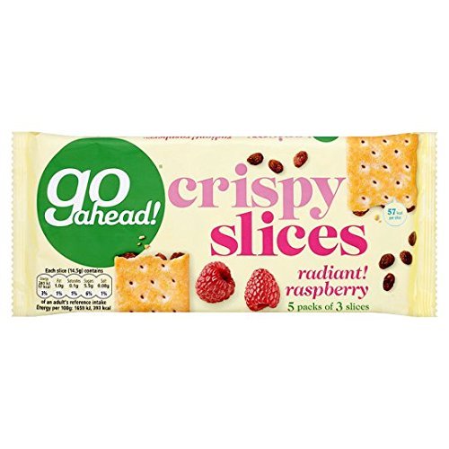Go Ahead Crispy Fruit Slices Raspberry 5 Pack 218G