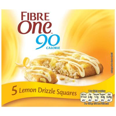 Fibre One Lemon Drizzle Bars 120G, Pack of 5
