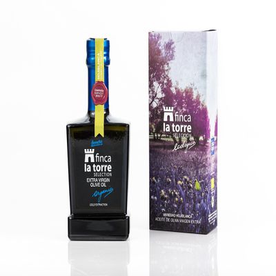 6 Glass Bottle x 500ml - Finca la torre - Organic Olive Oil Hojiblanca