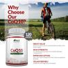 Nu U Nutrition - CoQ10 200mg - 120 Vegan Capsules - 2 Month Supply - 100mg per Capsule - 100% Pure & Naturally Fermented Coenzyme Q10 Ubiquinone Supplement not Ubiquinol view 2