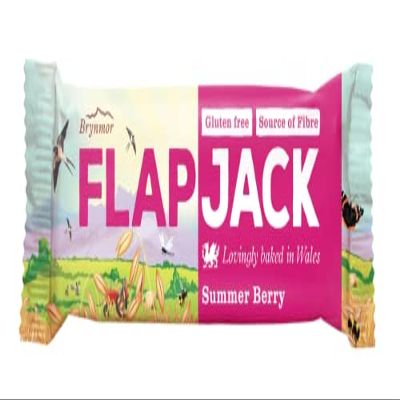 Brynmor Summer Berry Flapjack 80g-20 Pack