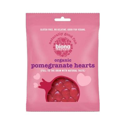 Biona | Pomegranate Heart Sweets - Org | 3 x 75g