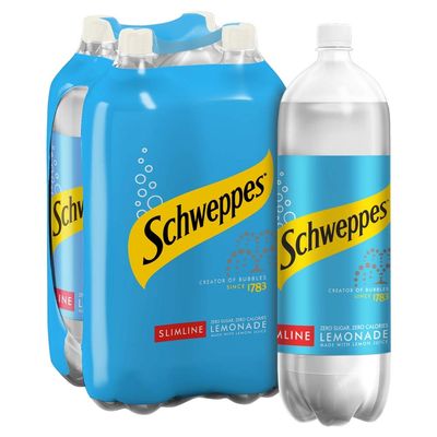 Schweppes Diet Lemonade 4 x 2L