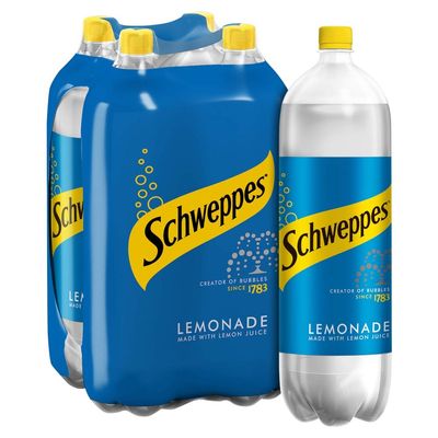 Schweppes Lemonade 4 x 2L