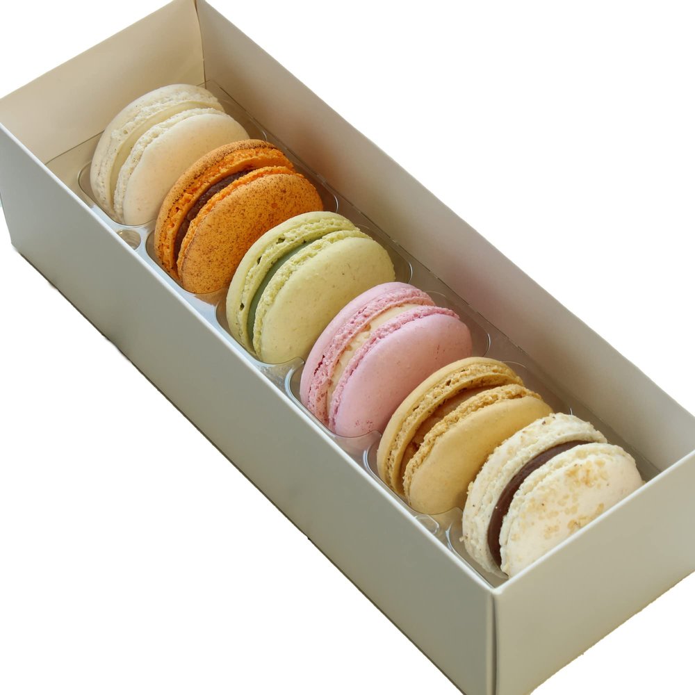 Luxury Box of 6 Mixed Macarons