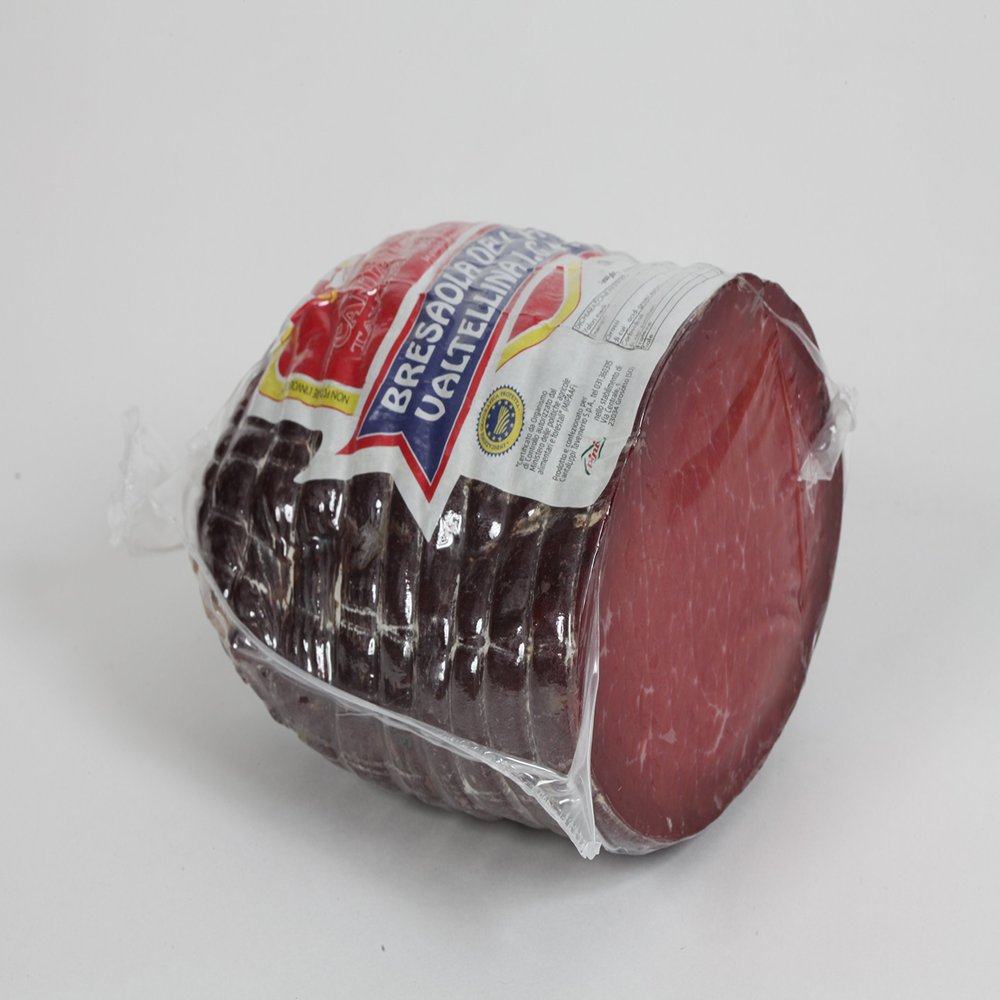 CANTALUPPI - Bresaola Punta d'Anca Valtellina IGP Half Vacuum (2 kg. Approx) - Italian artisan product