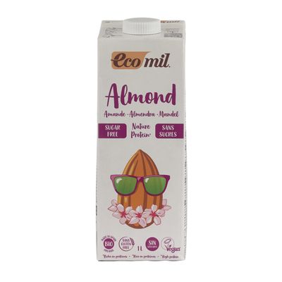 Organic Almond Protein No Sugar 1ltr - Pack of 6