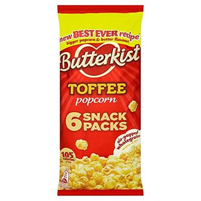 Butterkist Toffee Popcorn 6X25g