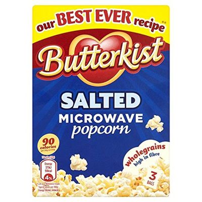 Butterkist Salted Microwave Popcorn 3X70g