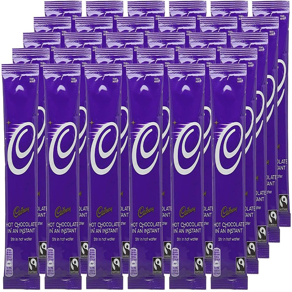 ( 30 Pack ) Cadbury Instant Hot Chocolate 28g