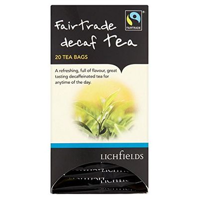 ( 6 Pack ) Lichfields Fairtrade Decaf Tea 20 Tea Bags 40g