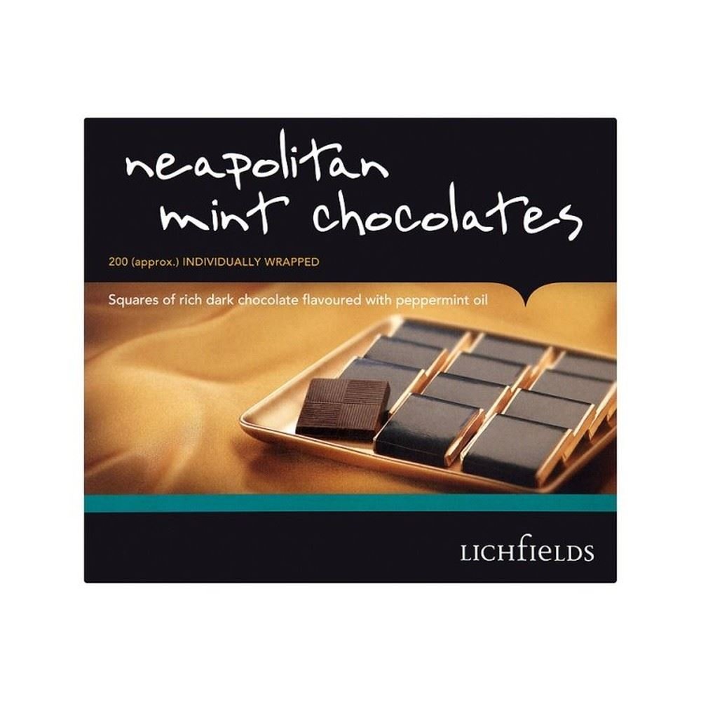 ( 1kg Pack ) Lichfields Neapolitan Mint Chocolates 1kg
