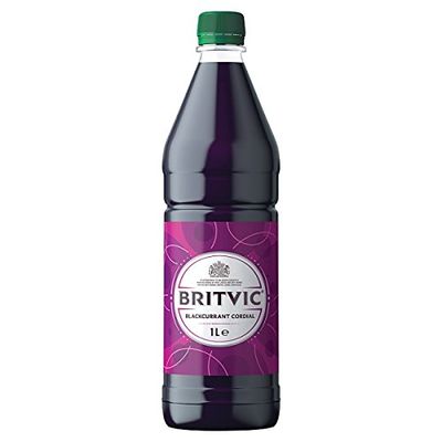 ( 12 Pack ) Britvic Blackcurrant Cordial 1L