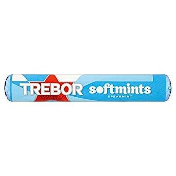 ( 40 Pack ) Trebor Softmints Spearmint Mints Roll 44.9g