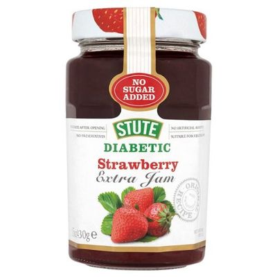 ( 6 Pack ) Stute Diabetic Strawberry Extra Jam 430g