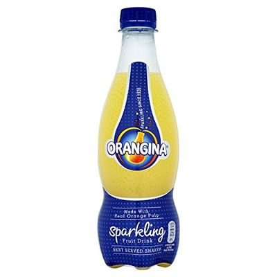 ( 12 Pack ) Orangina Sparkling Fruit Drink 420ml