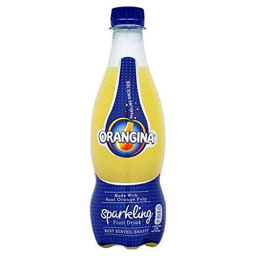 ( 12 Pack ) Orangina Sparkling Fruit Drink 420ml