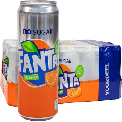 ( 24 Pack ) Fanta Orange Zero 330ml