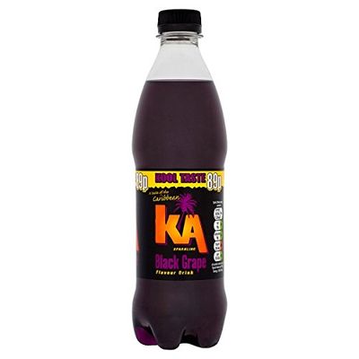 ( 12 Pack ) KA Sparkling Black Grape Flavour Drink 500ml