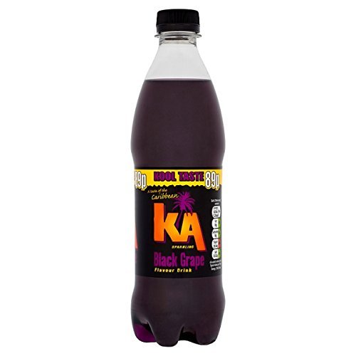 ( 12 Pack ) KA Sparkling Black Grape Flavour Drink 500ml