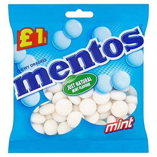 ( 12 Pack ) Mentos Chewy Dragees Mint 135g