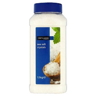 ( 1.1kg Pack ) Chef's Larder Sea Salt Crystals 1.1kg