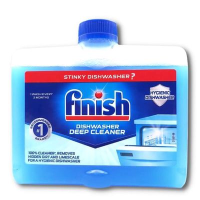 Finish Dishwasher Cleaner Liquid, Original, 250ml  Deep Cleans & Removes Limescale for Optimal Performance