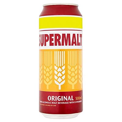 ( 24 Pack ) Supermalt Original 500ml