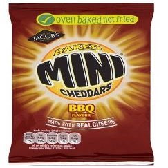 ( 30 Pack ) Jacob's Baked Mini Cheddars BBQ Flavours 50g