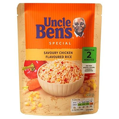 ( 6 Pack ) Uncle Ben's Special Savoury Chicken Flavoured Rice 250g