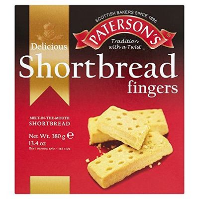 ( 12 Pack ) Paterson's Delicious Shortbread Fingers 380g