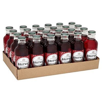 ( 24 Pack ) Britvic Cranberry Juice Drink 160ml