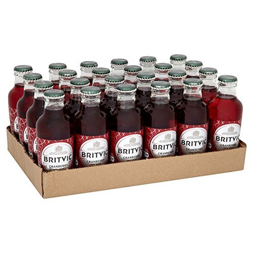 ( 24 Pack ) Britvic Cranberry Juice Drink 160ml