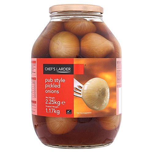 ( 2.25kg Pack ) Chef's Larder Pub Style Pickled Onions 2.25kg (Drained Weight 1.17g)