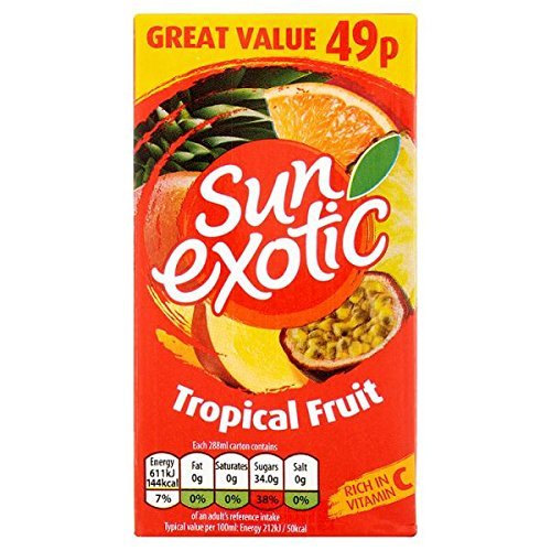 ( 27 Pack ) Sun Exotic Tropical Fruit 288ml