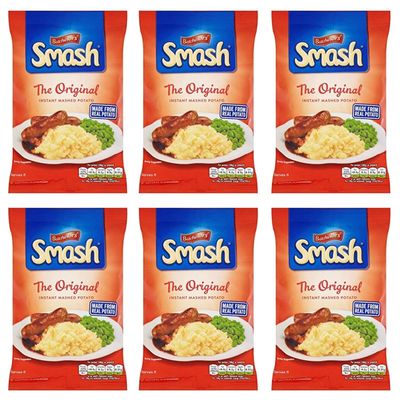 Batchelors Smash The Original Instant Mashed Potato, 6 x 176 g