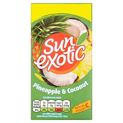 ( 27 Pack ) Sun Exotic Pineapple & Coconut 288ml