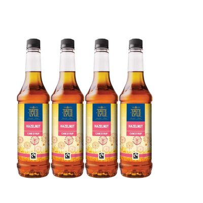 ( 4 Pack ) Tate & Lyle Fairtrade Hazelnut Syrup 750ml