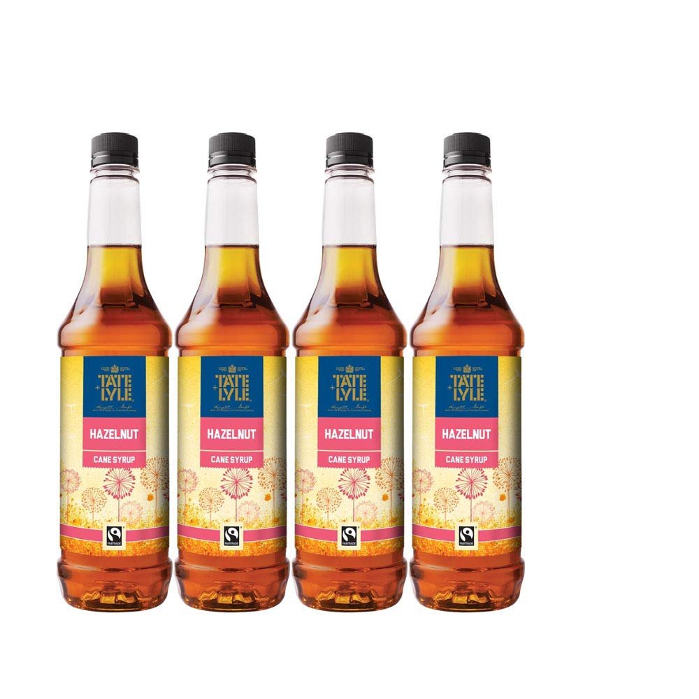 ( 4 Pack ) Tate & Lyle Fairtrade Hazelnut Syrup 750ml