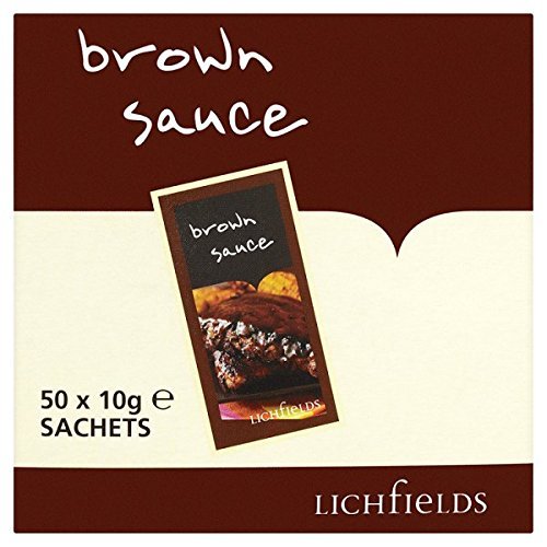 ( 8 Pack ) Lichfields Brown Sauce 50 x 10g