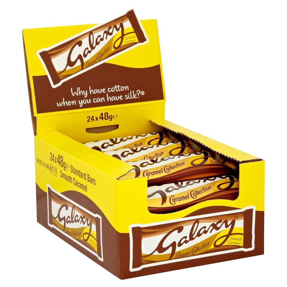 ( 24 Pack ) Galaxy Caramel Collection Smooth Caramel 48g