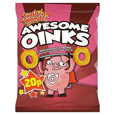 ( 36 Pack ) Golden Wonder Awesome Oinks 22g